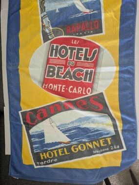 Seven Seas Vintage Beach Towel Retro.